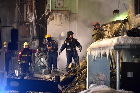 Russia Gas Explosion Aftermath