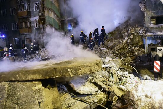 Russia Gas Explosion Aftermath