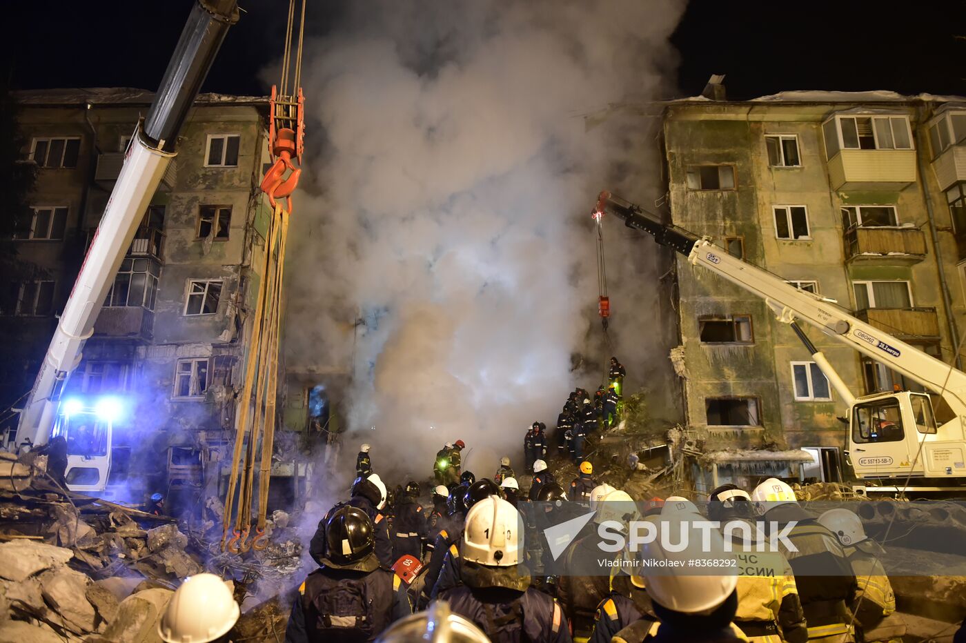 Russia Gas Explosion Aftermath