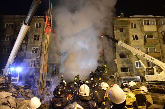 Russia Gas Explosion Aftermath