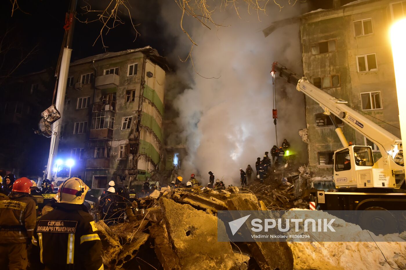 Russia Gas Explosion Aftermath