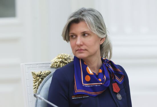 Russia Putin Domestic Civil Aviation Anniversary