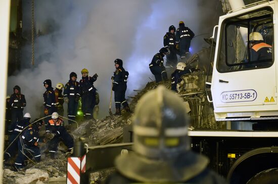 Russia Gas Explosion Aftermath