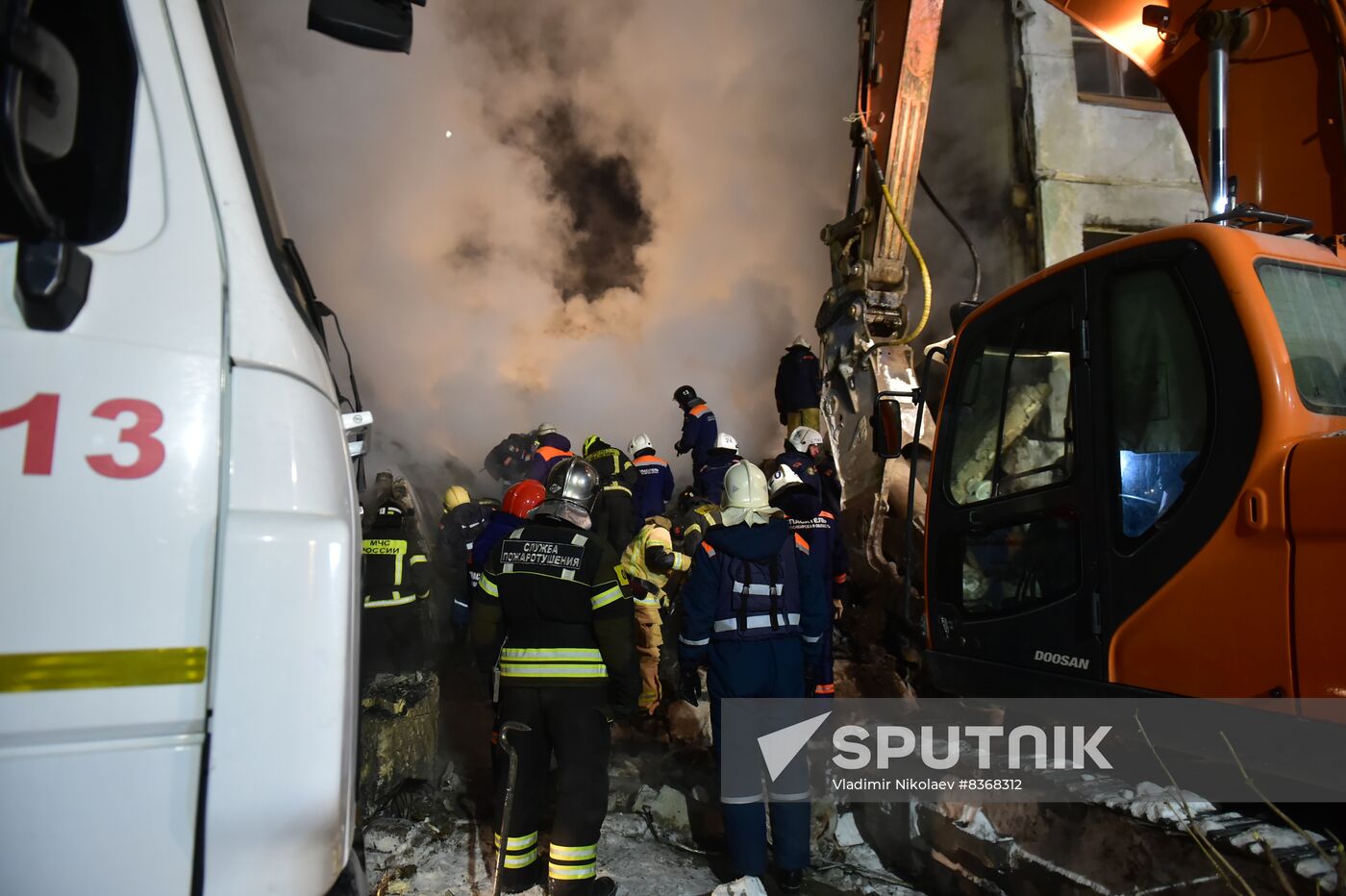 Russia Gas Explosion Aftermath