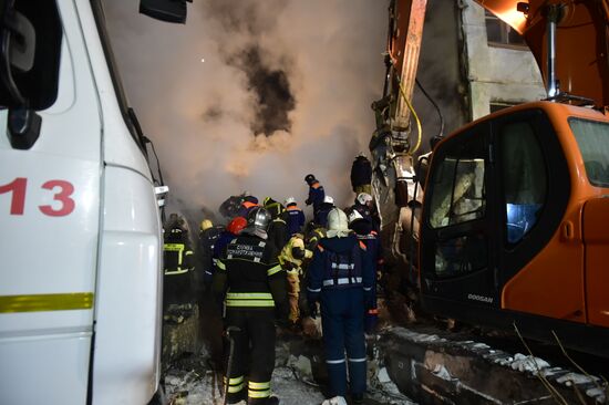 Russia Gas Explosion Aftermath