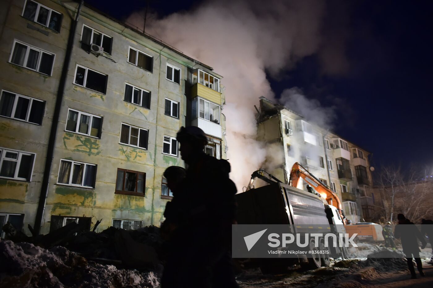 Russia Gas Explosion Aftermath