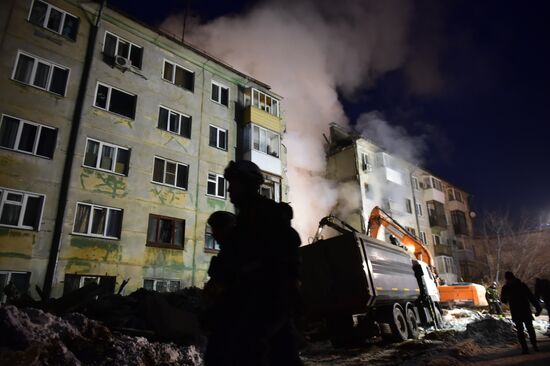 Russia Gas Explosion Aftermath