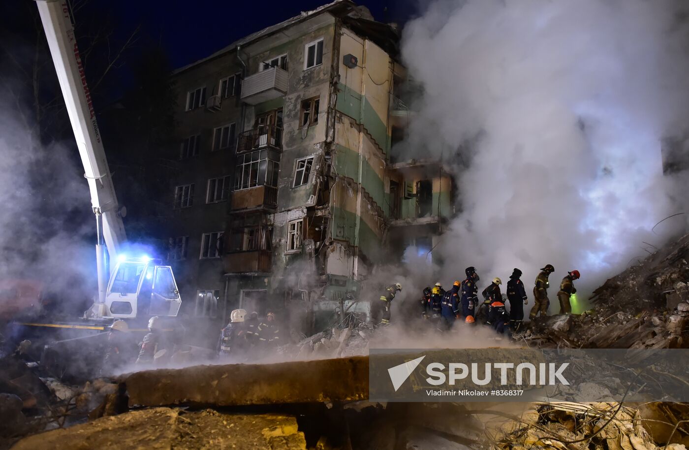 Russia Gas Explosion Aftermath