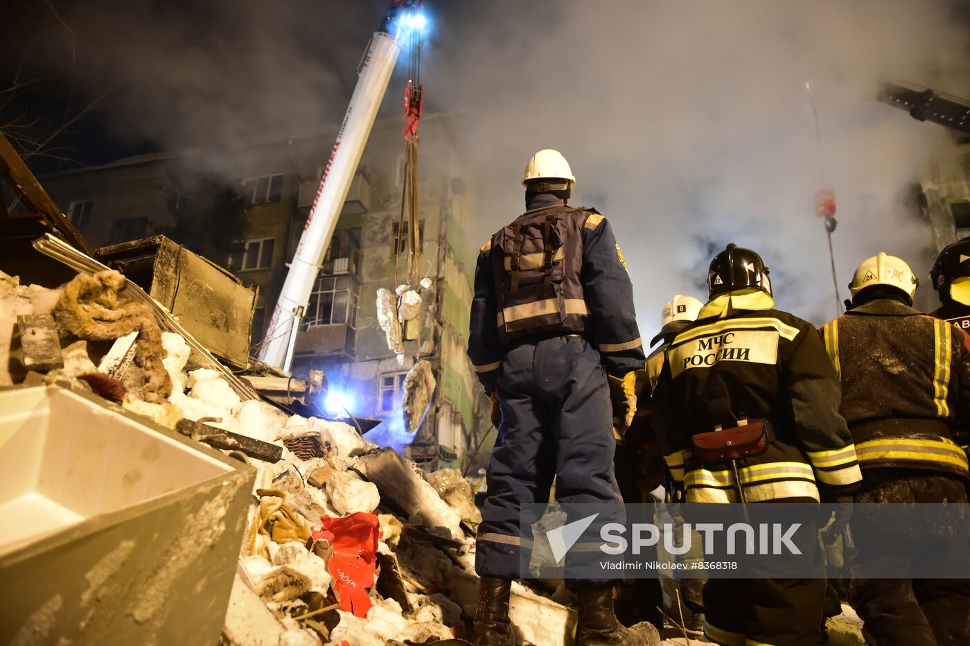 Russia Gas Explosion Aftermath