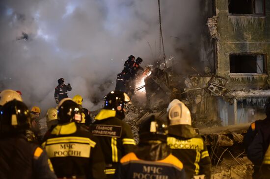 Russia Gas Explosion Aftermath