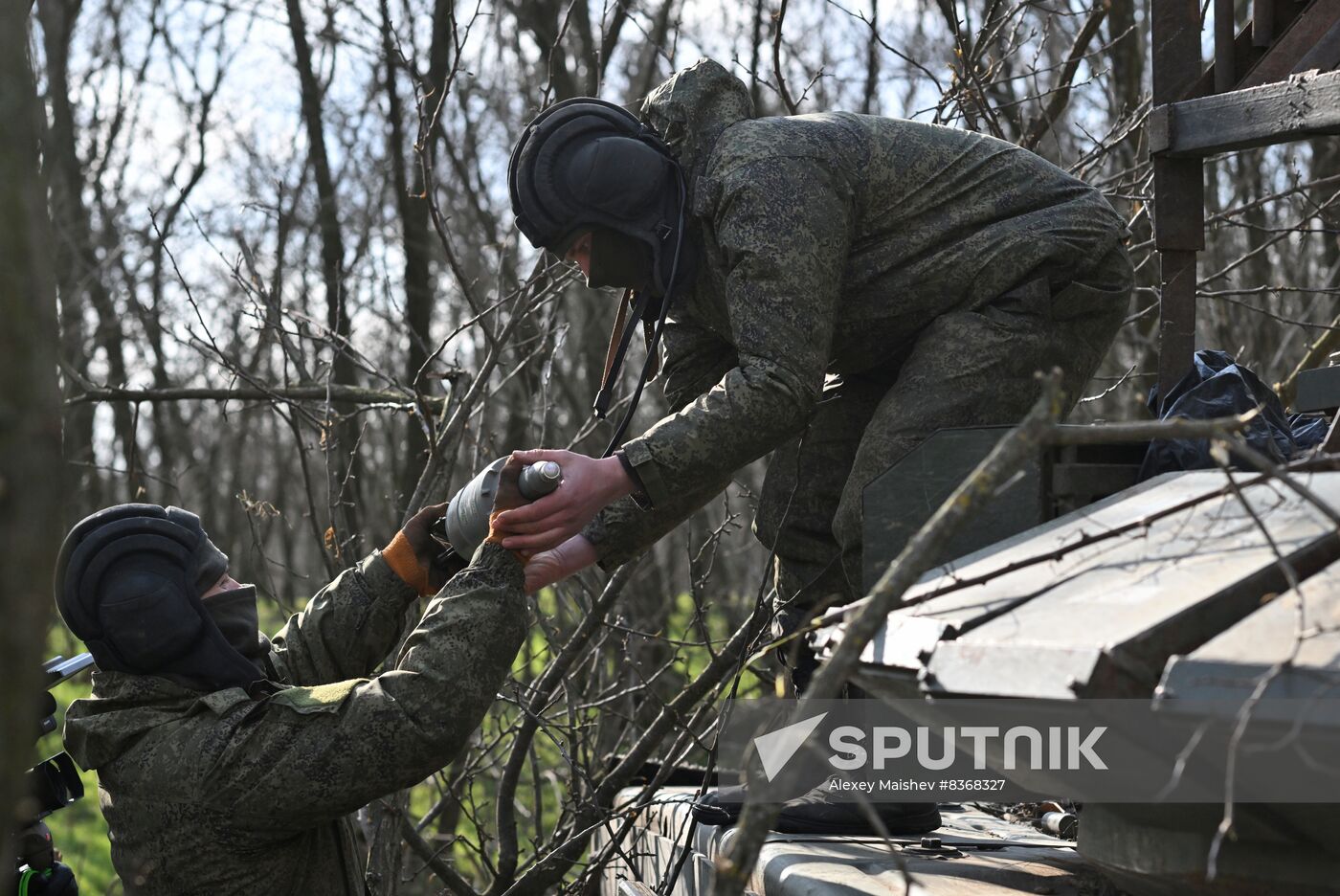 Russia Ukraine Military Operation Tank Unit