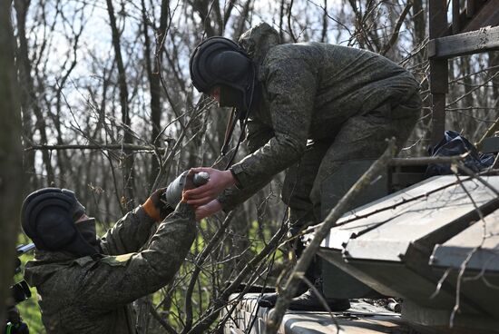 Russia Ukraine Military Operation Tank Unit