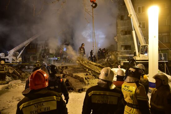 Russia Gas Explosion Aftermath