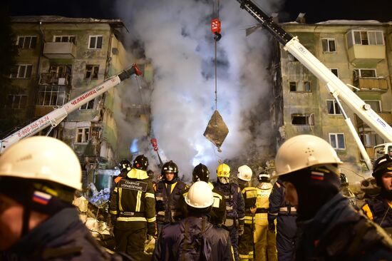 Russia Gas Explosion Aftermath