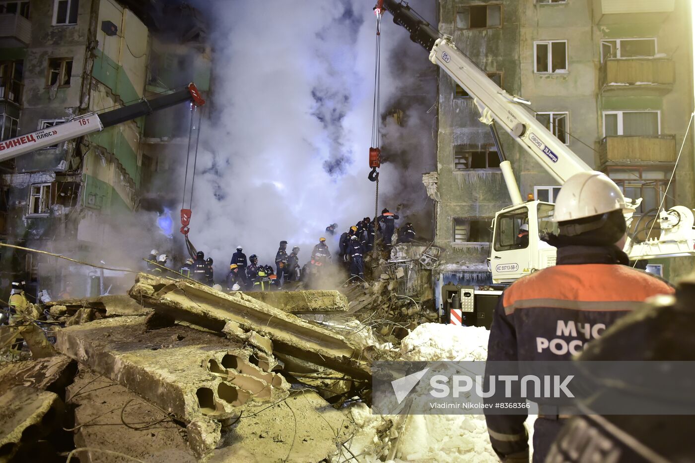 Russia Gas Explosion Aftermath