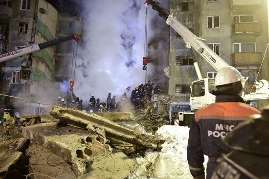 Russia Gas Explosion Aftermath