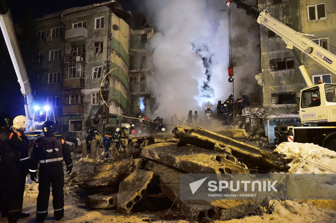 Russia Gas Explosion Aftermath