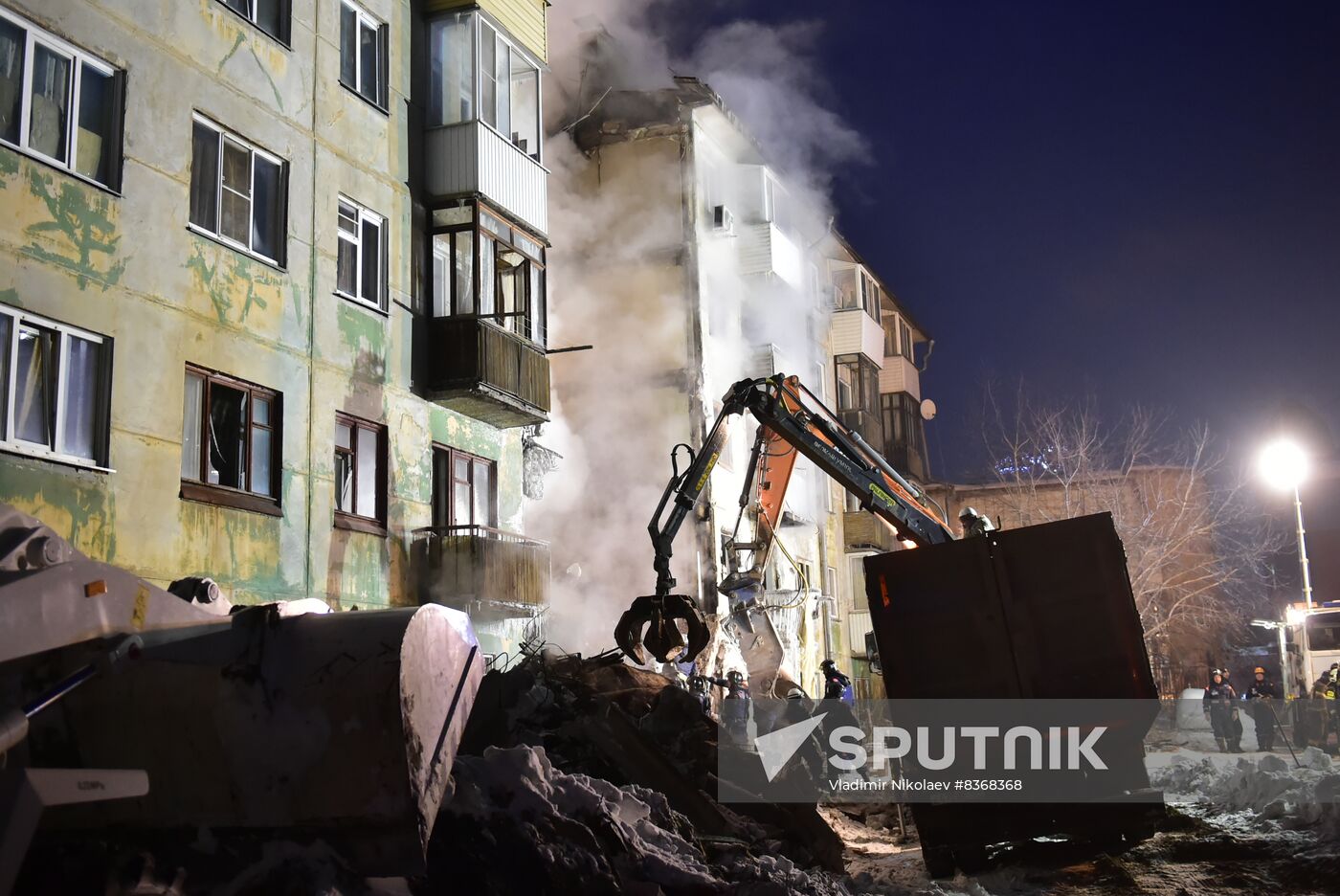 Russia Gas Explosion Aftermath