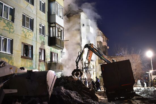 Russia Gas Explosion Aftermath