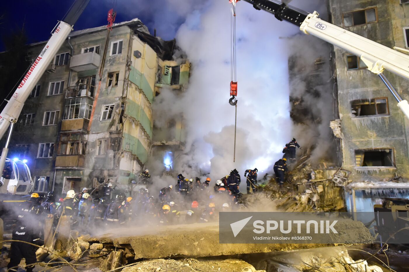 Russia Gas Explosion Aftermath