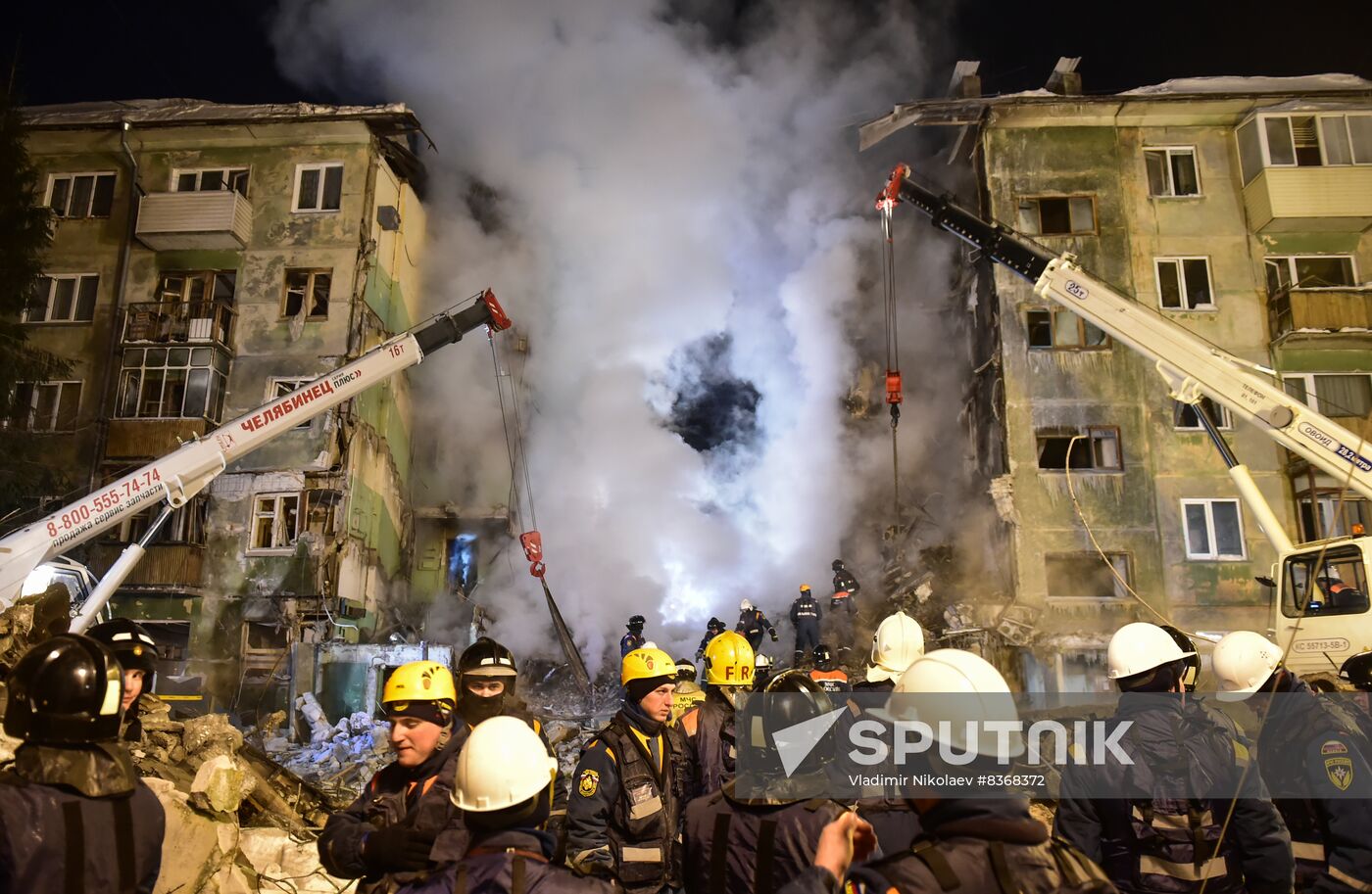 Russia Gas Explosion Aftermath