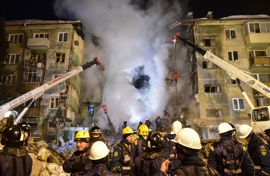 Russia Gas Explosion Aftermath