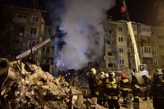 Russia Gas Explosion Aftermath