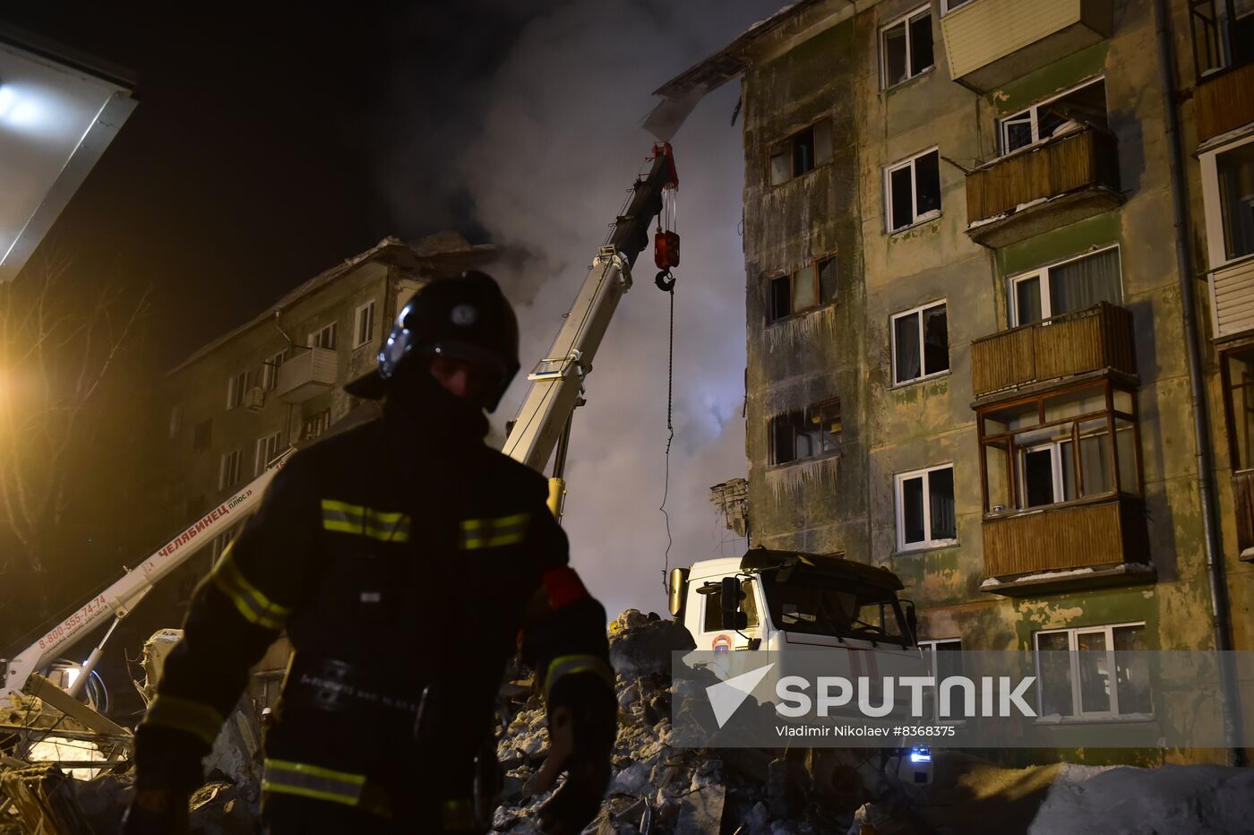 Russia Gas Explosion Aftermath