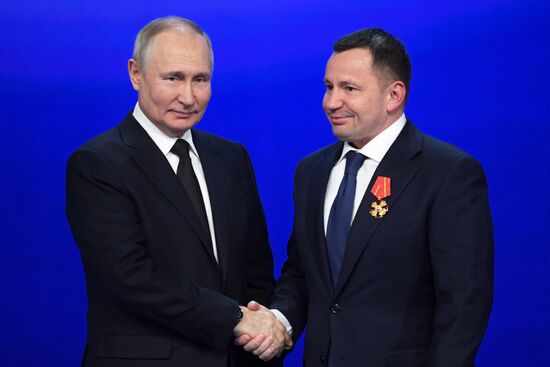 Russia Putin Domestic Civil Aviation Anniversary