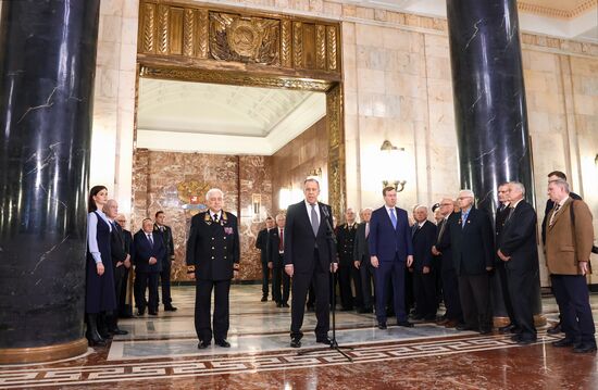 Russia Lavrov Diplomats Commemoration