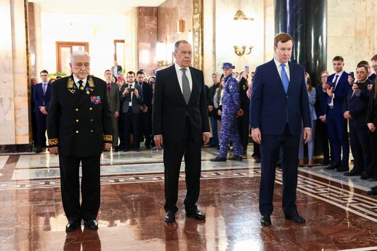 Russia Lavrov Diplomats Commemoration