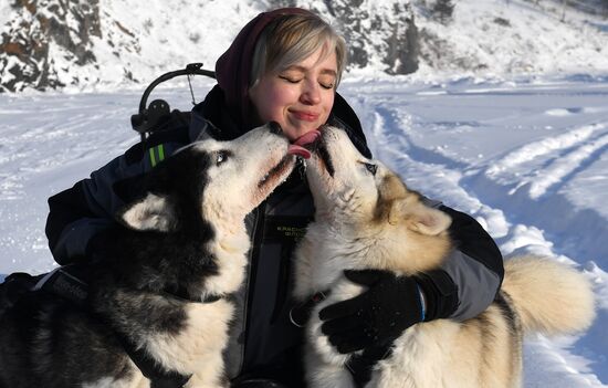 Russia Sled Dog Race