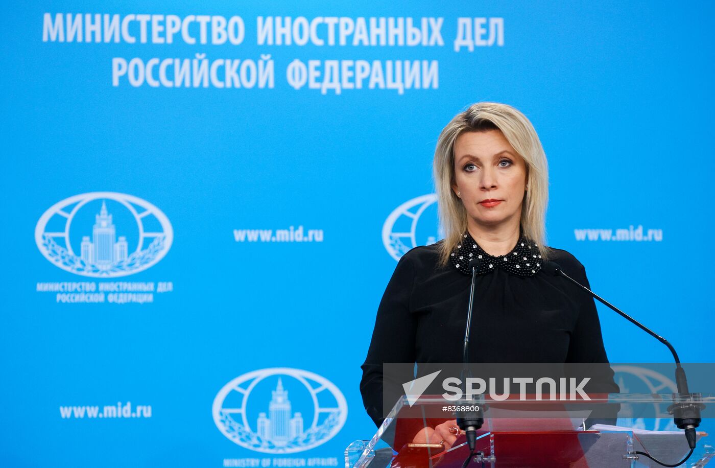 Russia Zakharova Briefing