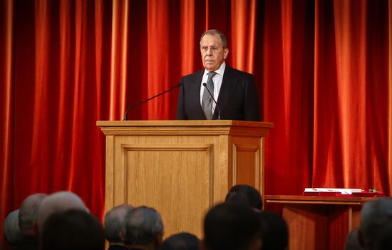 Russia Lavrov Diplomatic Worker Day