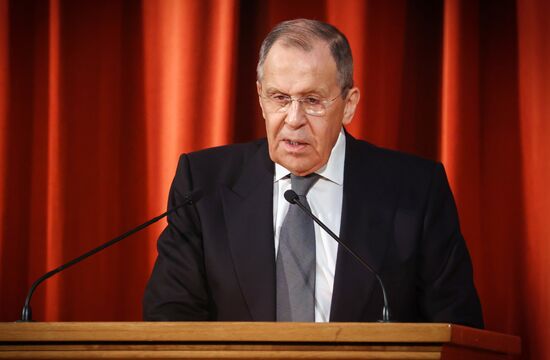 Russia Lavrov Diplomatic Worker Day