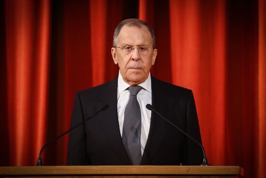Russia Lavrov Diplomatic Worker Day