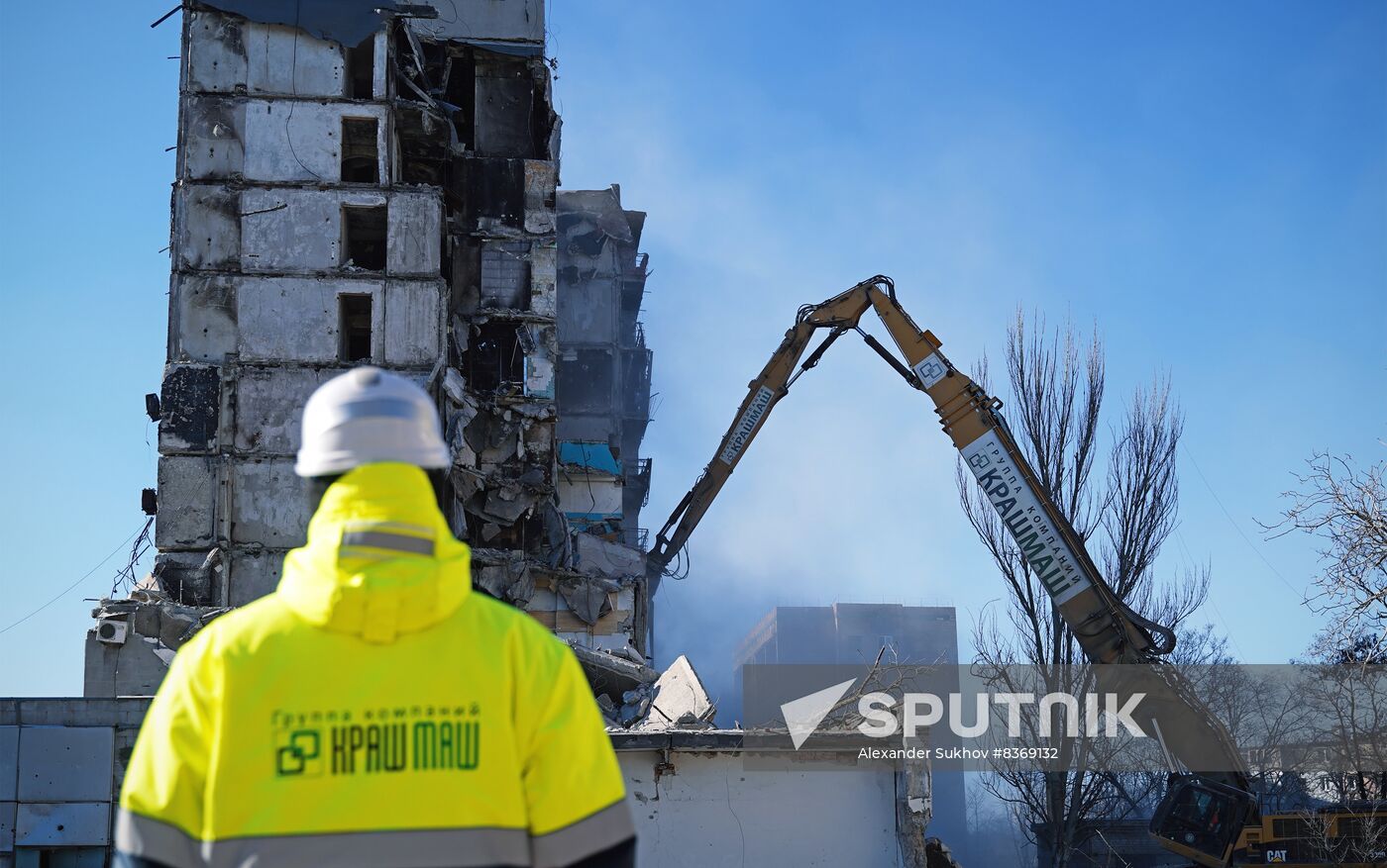 Russia Ukraine Military Operation Demolition