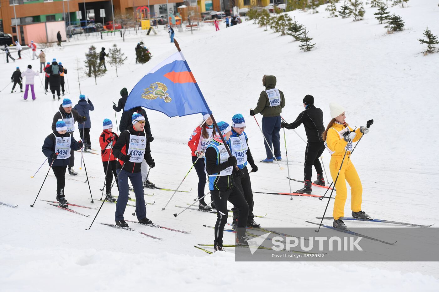 Russia Mass Ski Race