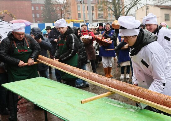 Long Sausage Festival in Kaliningrad