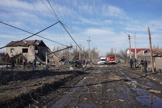 Russia Ukraine Military Operation Shelling
