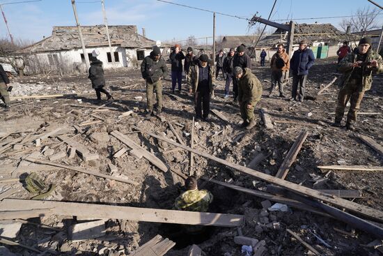 Russia Ukraine Military Operation Shelling