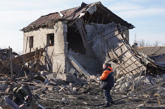 Russia Ukraine Military Operation Shelling