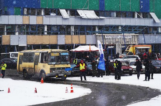 Russia Ukraine Military Operation Auto Slalom