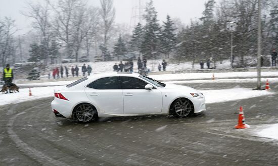 Russia Ukraine Military Operation Auto Slalom