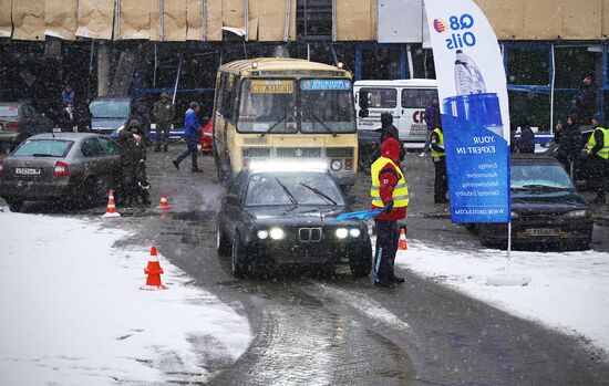 Russia Ukraine Military Operation Auto Slalom