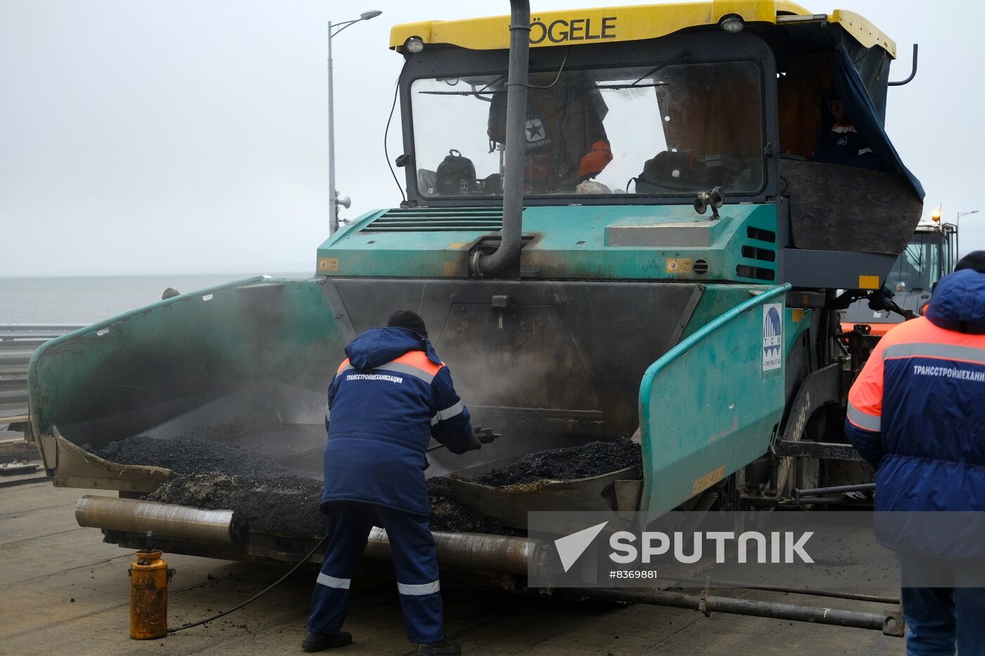 Russia Crimean Bridge Accident Restoration