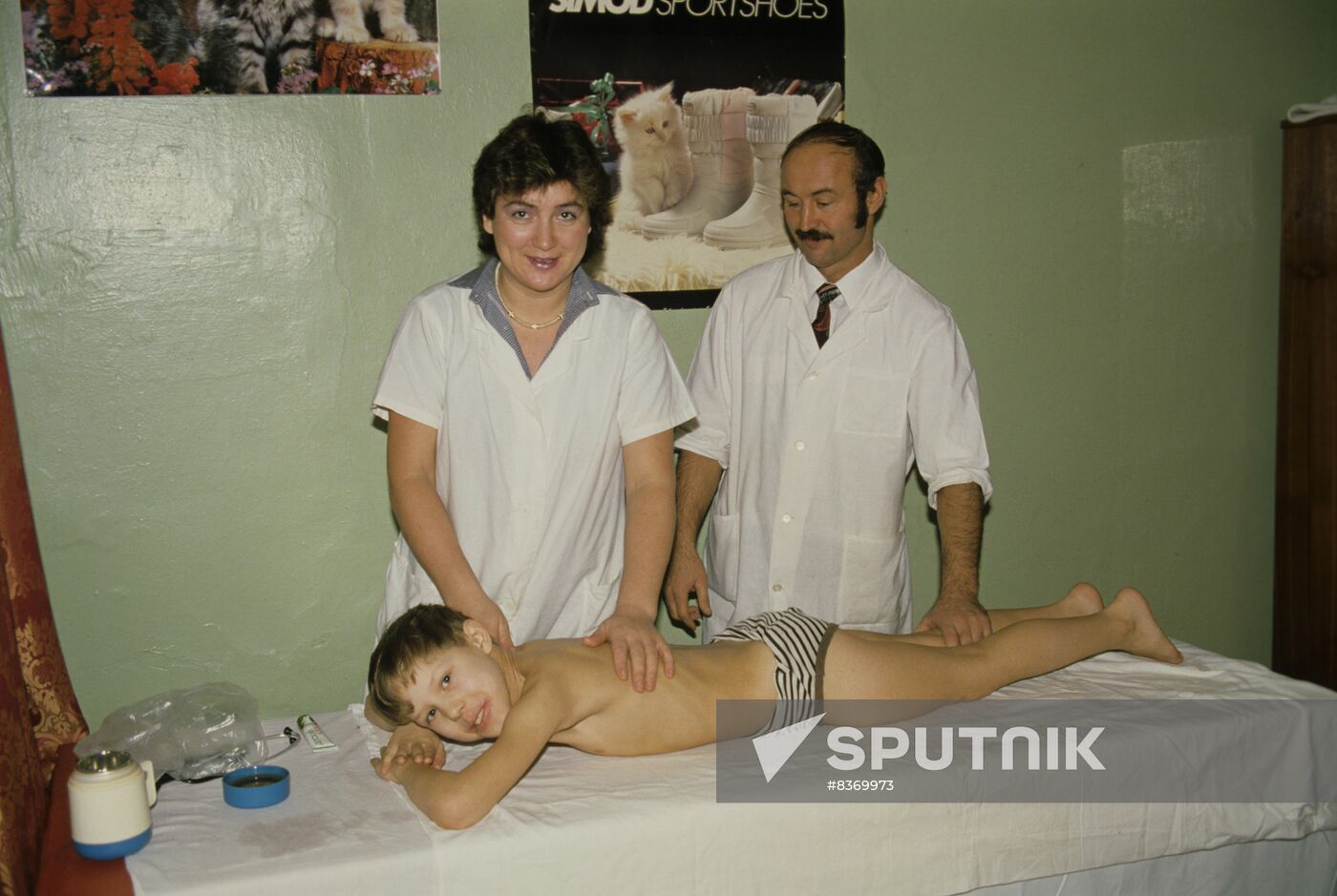 Physical therapist Alexander Sukhanov