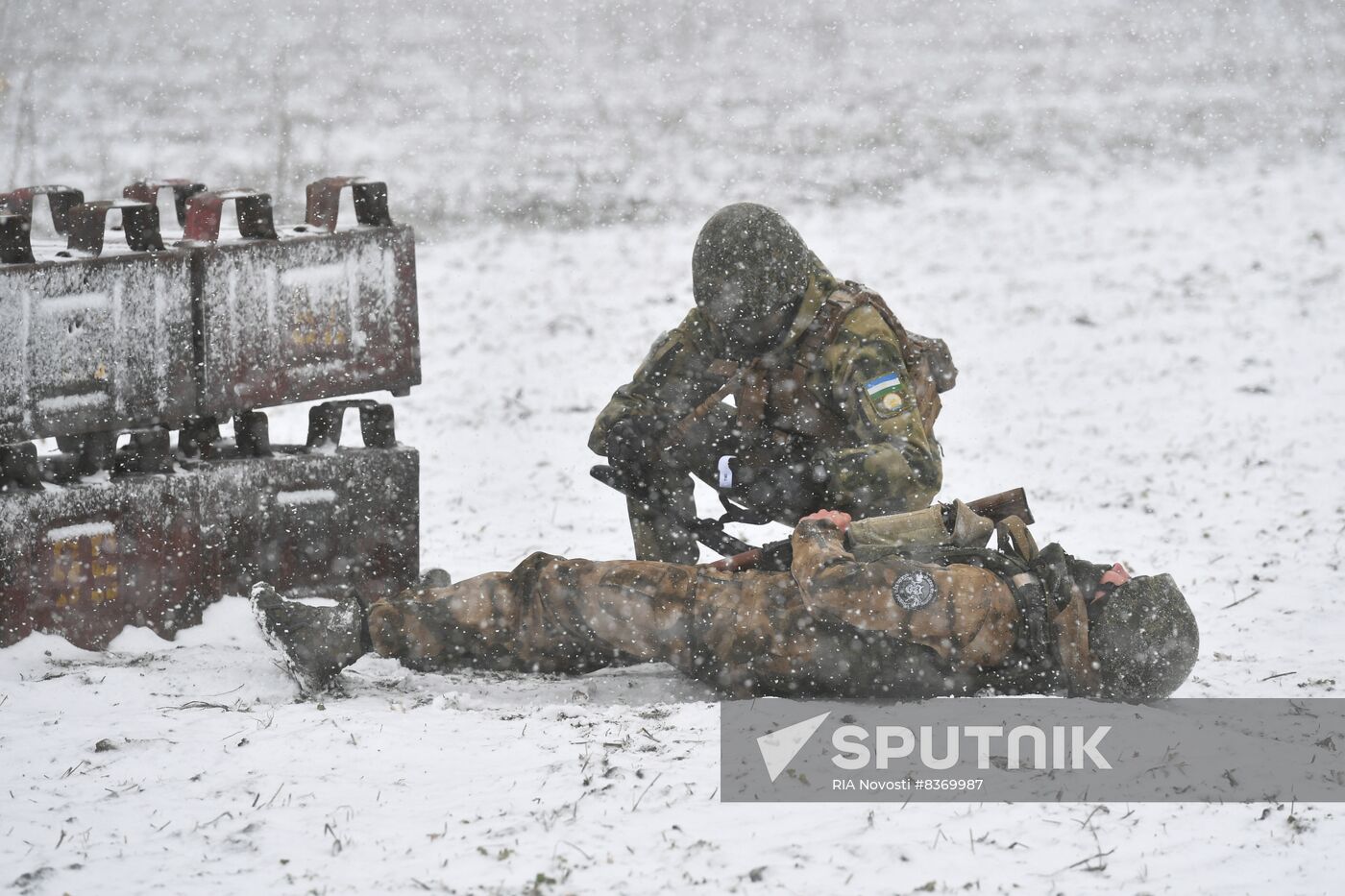 Russia Ukraine Military Operation Reservists Training