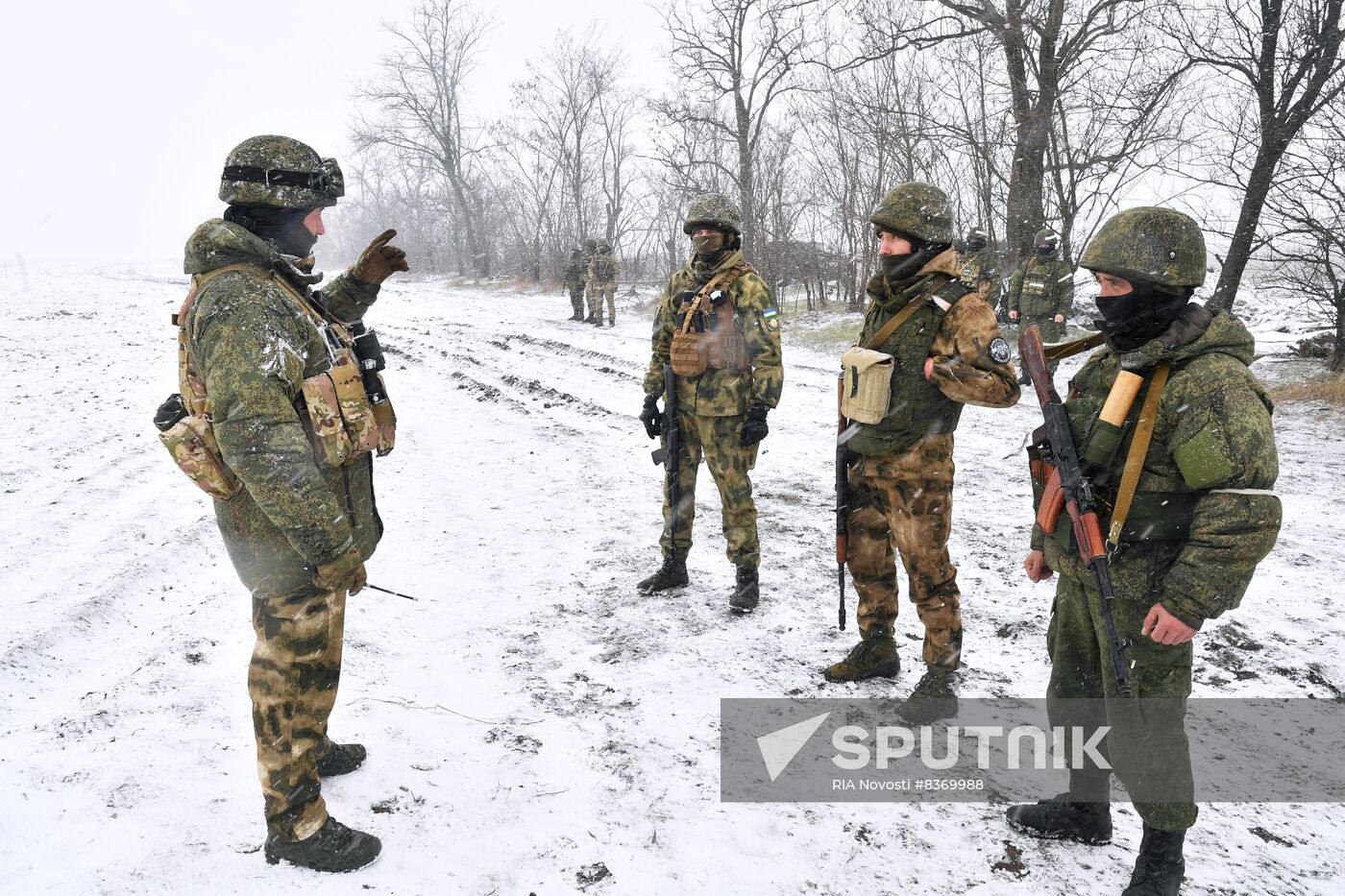 Russia Ukraine Military Operation Reservists Training