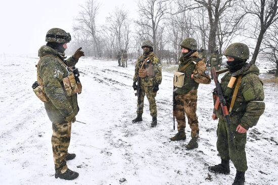 Russia Ukraine Military Operation Reservists Training